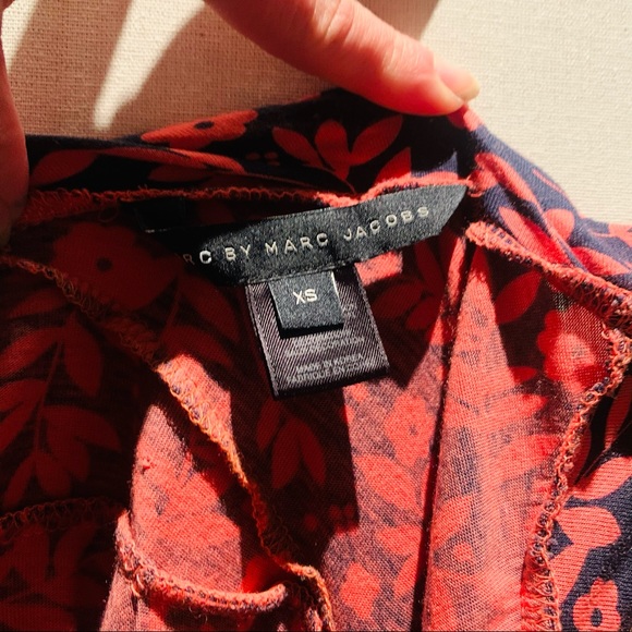 Marc by Marc Jacobs Blue/Orange Floral Dress XS - Picture 4 of 11